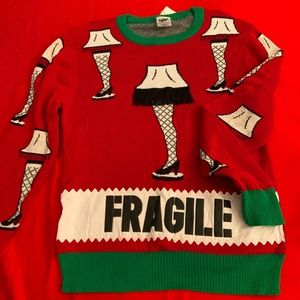 New Christmas Story Leg Lamp Sweater M 